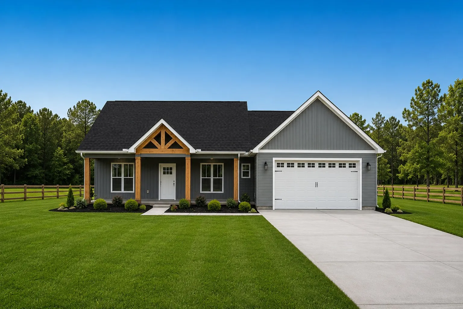 Front rendering of the home for Homesite 4