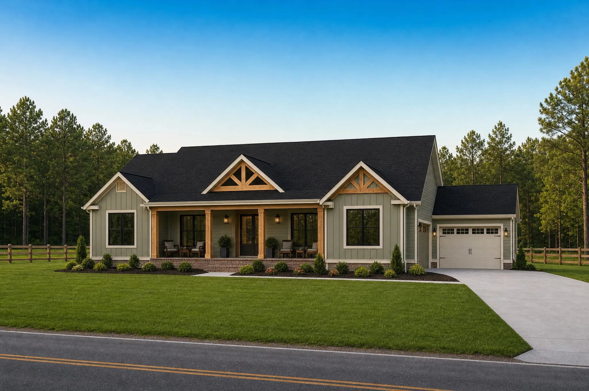 Artist concept of The Santee under construction at 6671 Old Bucksville Rd